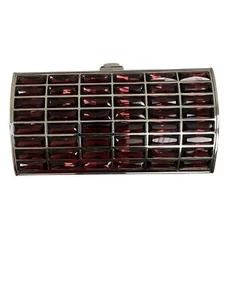 Pochette Judith Leiber Goddess cristalli rossi mirtillo - Foto 1 di 17