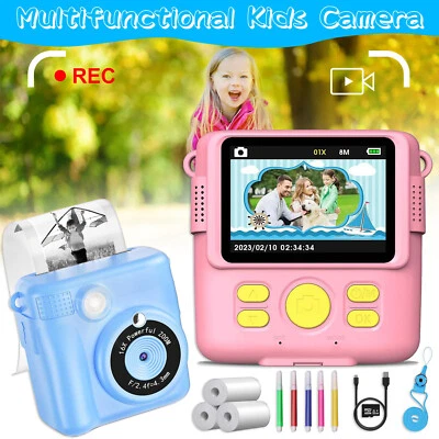 Kinder Sofortbildkamera Digital Kamera HD 1080P Fotokamera Fotoapparat Spielzeug - Bild 1 von 4