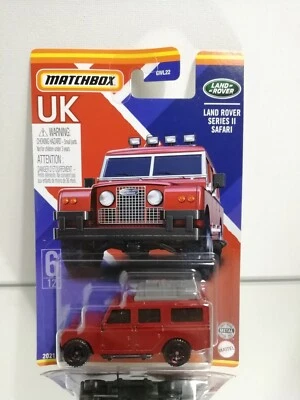 MATCHBOX UK LAND ROVER SERIE II SAFARI ON BLISTER - Immagine 1 di 3