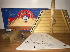 ARPA DE REGAZO DE MADERA CON CÍTARA DE TRABAJO CON 12 CANCIONES, INSTRUCCIONES, ACCESORIOS: ¡COMPLETA!  - Imagen 1 de 7