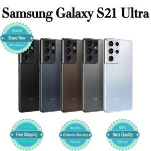 💫Brand NEW💫SAMSUNG GALAXY S21 ULTRA 5G G998U✨All Colors And Memory✨Unlocked✨ - Picture 1 of 5