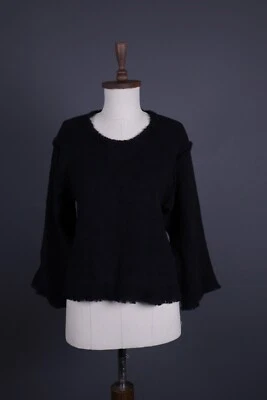 ISABEL MARANT Black Wool Knit Lagenllok Sweater Size 38 Small - Image 1 of 4