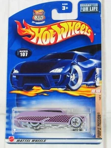 Hot Wheels 2002 #107 Hot Rod #1/4 Purple Passion Purple - Picture 1 of 5