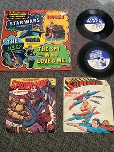 STAR WARS SPIDER-MAN SUPERMAN ROCKY JAMES BOND LP RECORDS COLLECTION - Bild 1 von 1