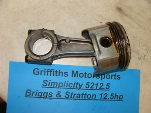 Fasce pistone I/C Simplicity 5212.5 Cast Briggs & Stratton 12,5hp conn rod twin - Foto 1 di 13