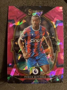 2022-23 Select Premier League Tyrick Mitchell Terrace Pink Ice Prizm 33 Crystal - Picture 1 of 2
