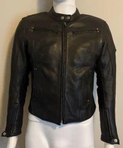 First Classics Leather Biker Jacket Medium Size New w/ Thinsulate Zipout Liner - Picture 1 of 15