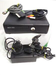Microsoft Xbox 360 Slim 4GB Console Box Wires Video Game System