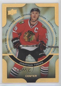 2013-14 Upper Deck Shining Stars Center Golden Rainbow Jonathan Toews #C2