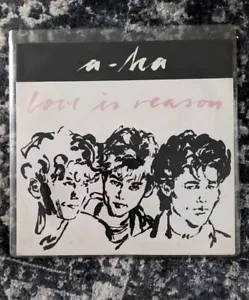Super Rare Norwegian 1st Pressing Love Is Reason 7" Single Vinyl A-ha Aha Norway - Picture 1 of 5