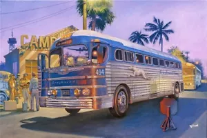 Roden 816 Silverside Bus PD-3701, Bj. 1947, Maßstab 1:35 Modellbausatz - Bild 1 von 12