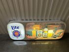 Vintage 1978 Miller Lite Beer Light Up Bar Wall Sign LARGE 49" X 18" X 4" NICE!!