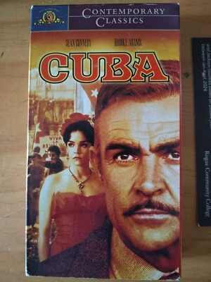 Cuba VHS 1979/2000, Rated R, Sean Connery, Brooke Adams, Havana 1959, Revolution - Image 1 of 3