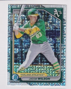 2024 Bowman Chrome Prospects MOJO REFRACTOR #BCP-205 JACOB WILSON RC novato - Imagen 1 de 2