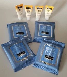 Neutrogena Make Up Remover Cleansing Towelettes + 15ml Deep Clean Gentle Scrubs - Picture 1 of 11