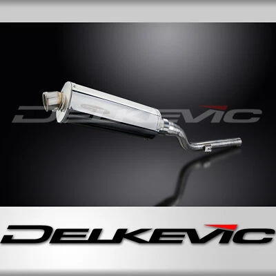 Yamaha XT225 Serow 1986-2007 Kit de silenciador de escape ovalado de acero inoxidable deslizable de 14" Foto 1 de 4