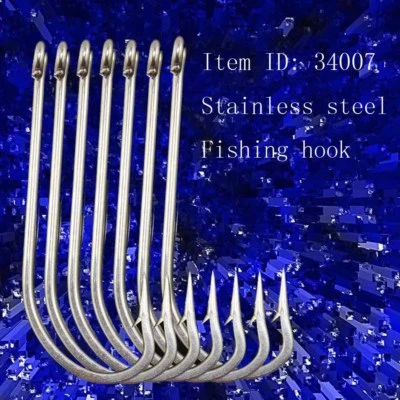 20pcs O'shaughnessy Long Shank Hook Saltwater Stainless Steel Fishing Hook 34007 - Image 1 of 4