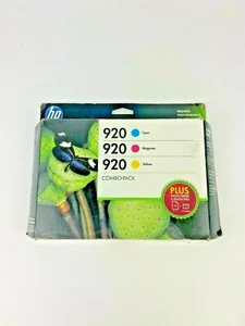 HP Printer Ink 920 Tri Color Combo Pack NEW - Picture 1 of 5