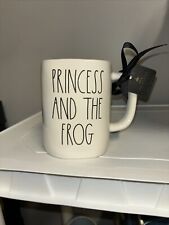 New RAE DUNN Disney Princess And The Frog Double Sided Mug w/ Yellow Inside