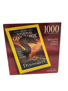 N National Geographic Magazine Cover 1000 pcs Dinosaurs Jigsaw Puzzle Sealed - Picture 1 of 7