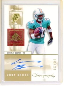 2007 UD SP CHIROGRAPHY LORENZO BOOKER RC AUTO 153/699 # 129 - Picture 1 of 2
