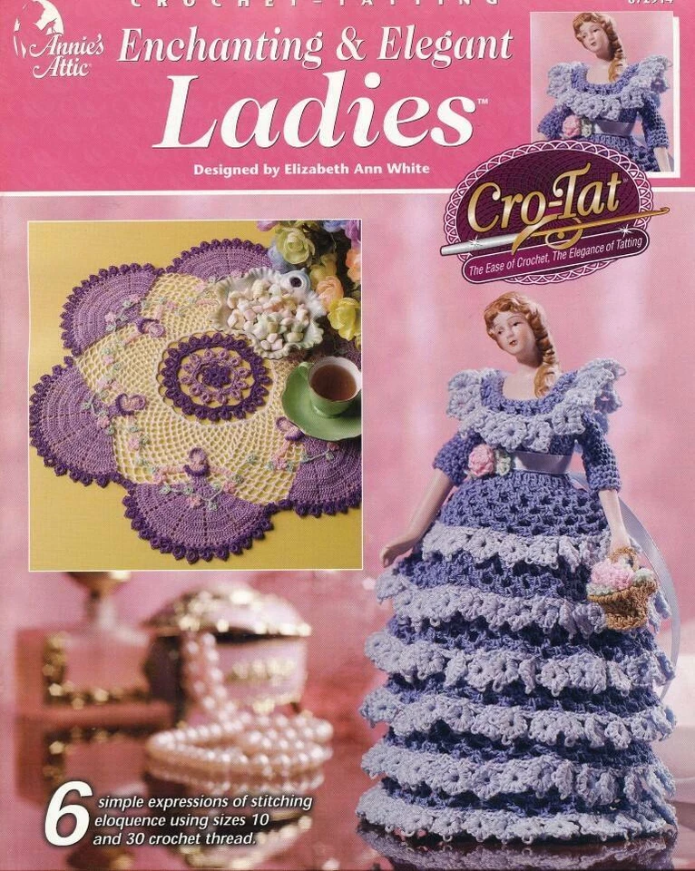 NEW ANNIES ATTIC ENCHANTING & ELEGANT LADIES 6 BEAUTIFUL DESIGNS HTF - Image 1 of 3