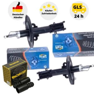 2x Kraft Stoßdämpfer Vorne mit Manschetten Anschlag Monroe für Renault Clio II - Bild 1 von 1