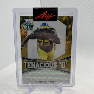 2018 Leaf Metal Maurice Hurst Tenacious D Unsigned Pre Production Proof 1/1 - Picture 1 of 2