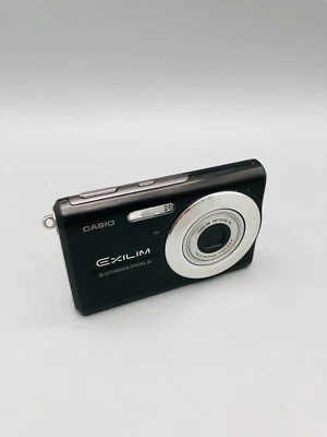 Casio Exilim EX-Z65 Digitalkamera Kamera 6,0MP ohne Akku schwarz geprüft #251 - Bild 1 von 4