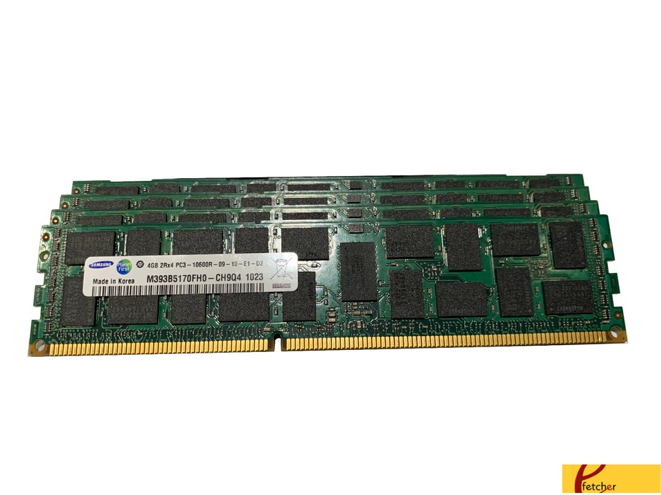 24GB (6X4GB) MEMORY FOR HP PROLIANT BL460C G6 BL460C G7 BL490C G6 BL490C G7 - Image 1 of 1