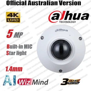 Dahua 5MP Panoramic Fisheye IP Security Camera 1.4mm Fixed Lens IPC-EB5541-AS - Picture 1 of 5