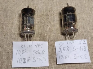 2pcs. 6N1P FOTON / 6DJ8 /6N1P-EV / E88CC / 6922 1958-1963' GOLD GRID! RARE! - Picture 1 of 6