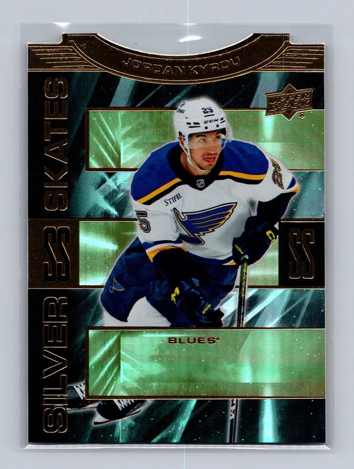 2023-24 Upper Deck Extended Series - Silver Skates Jordan Kyrou #SS-29 Gold - Image 1 of 1