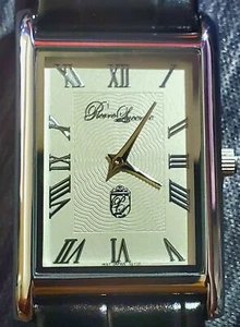 Pierre Lucerne SQ Siko Y120 Mens Tank Watch Wave Roman Dial - Picture 1 of 12