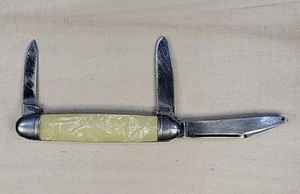 Vintage HAMMER BRAND By Imperial USA 3 Blade Stockman Folding Pocket Knife - Picture 1 of 18