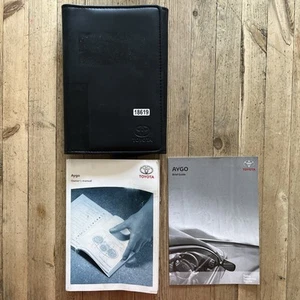 2010-2014 TOYOTA AYGO OWNERS MANUAL HANDBOOK & WALLET 2010 Ref18619 - Picture 1 of 24