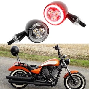 2pcs Black LED Turn Signal DRL Tail Brake Lights For Victory High Ball Jackpot - Picture 1 of 16