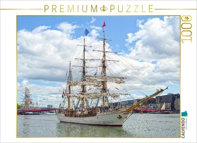 CALVENDO Puzzle Der niederländische Auxiliarsegler "Europa" verlässt Amsterdam | - Bild 1 von 4