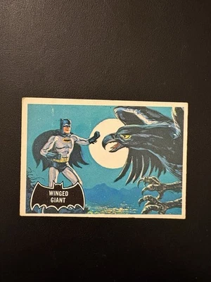 1966 OPC SET BREAK # 52 BLACK BAT CARD PRINTED IN CANADA EX! - Image 1 of 2