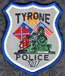 Tyrone Georgia Police Shoulder Patch -- Guaranteed Authentic - Picture 1 of 2