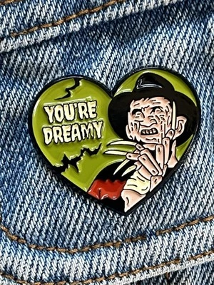 Nightmare on Elm Street - Freddy Krueger ‘You’re Dreamy’ Funny Heart Enamel Pin - Image 1 of 4