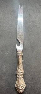 Vintage Sheffield Eng Sterlingsilber Griff Käsemesser Flaschenöffner 8-3/4" - Bild 1 von 6