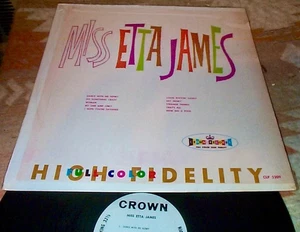 Miss ETTA JAMES Crown BLUES In Shrink DANCE WITH ME HENRY Good Rockin' Daddy JAM - Picture 1 of 2