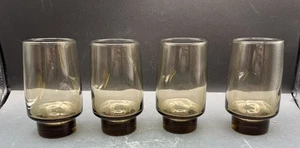 4 vasos de agua Libbey Accent Tawny marrón humo 16 oz - 5-1/2" de alto - Imagen 1 de 7