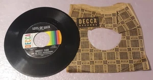 Ernest Tubb Lots of Luck/Waltz Across Texas by Decca 7" Vinyl 45rpm Record - Picture 1 of 2