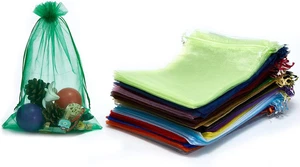 25 Pcs 8X12 Inches Drawstring Organza Bags Wedding Party Favor Gift Candy Toys M - Picture 1 of 7