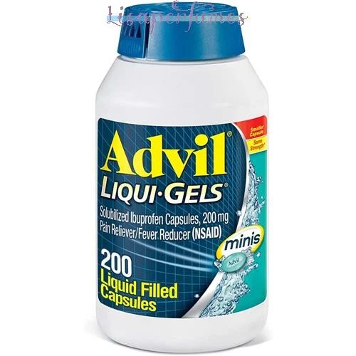 Advil Liqui-Gels Alivio del Dolor Reductor de Fiebre 200 Unidades Cápsulas Llenas de Líquido Foto 1 de 1