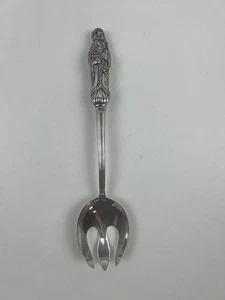 Silver Treasures By Godinger Silver-Plated Serving Spoon 12" Santa Christmas - Picture 1 of 8