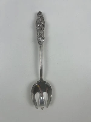 Silver Treasures By Godinger Silver-Plated Serving Spoon 12" Santa Christmas - Image 1 of 4