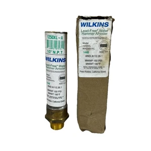 Zurn-Wilkins 1250XL-A 1/2 Zoll Bleifrei Kupfer MNPT Wasserhammer Ableiter, Neu - Bild 1 von 7